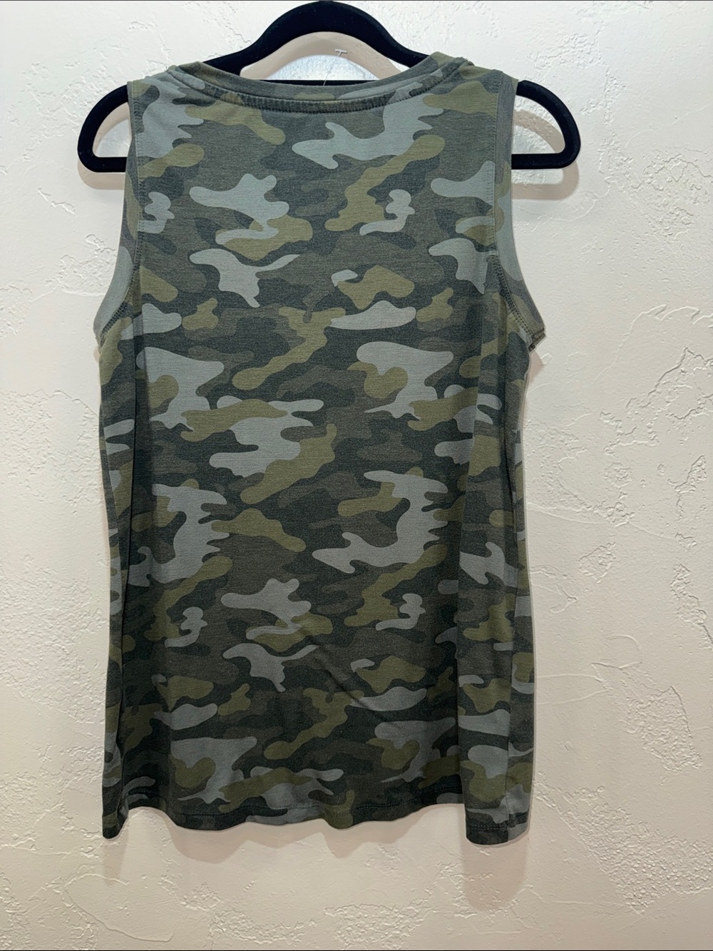 Athletic Works Coffee & Cardio Camo Graphic Tank Top Small Gym Workout - Picture 3 of 4